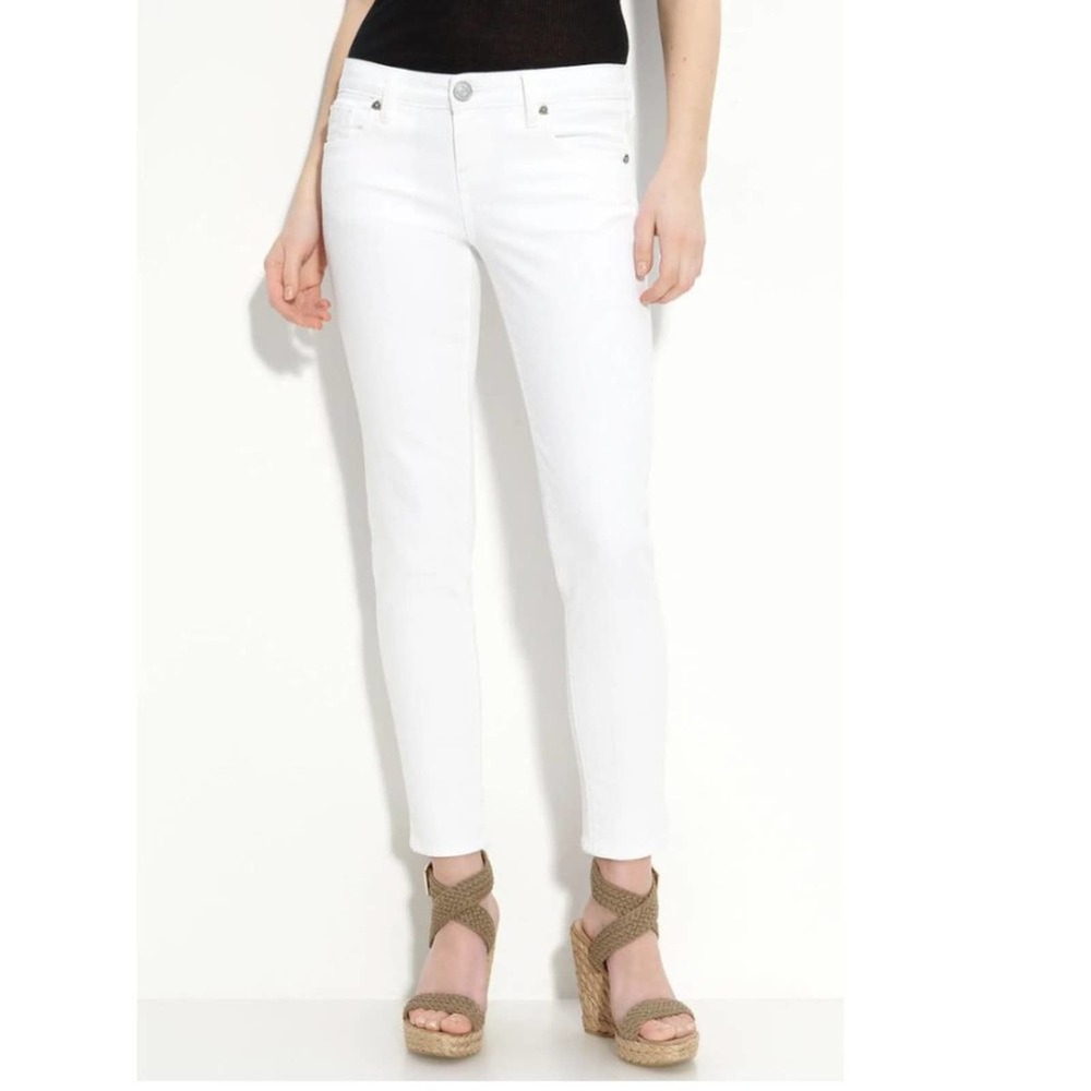 Kut from the Kloth White Audrey Skinny Jeans 10